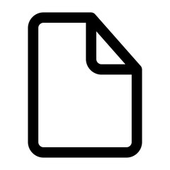 file paper line icon 