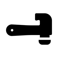 hammer glyph icon