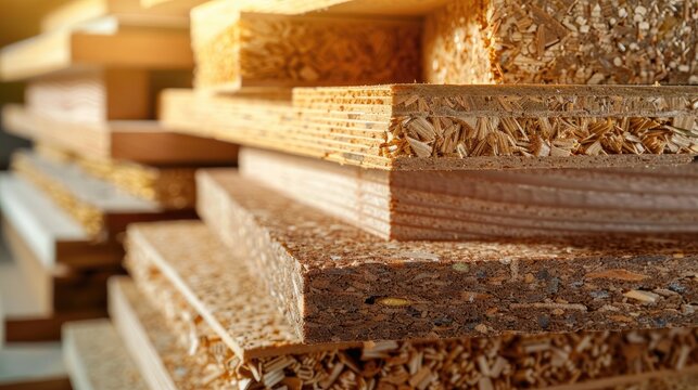 Particle board An Engineered Wood Product Made from Wood Chips