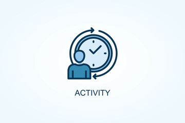 Activity vector  or logo sign symbol illustration