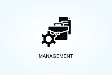 Management Vector  Or Logo Sign Symbol Illustration