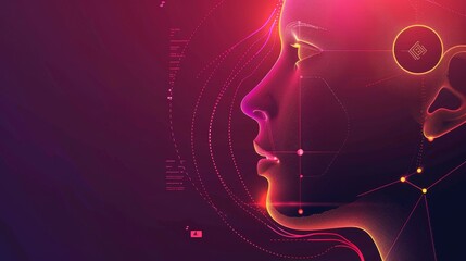 Speech Recognition theme front view Recognizing customer speech accurately Advanced tone Complementary Color Scheme