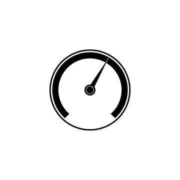 recommend clip art: Speed gauge icon isolated on transparent background