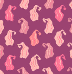 Fototapeta premium seamless background with hearts