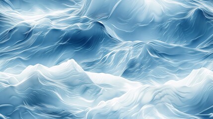 Seamless Serene Ocean Waves Background