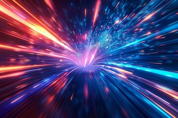 Neon graphic background