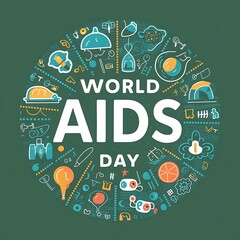 World Aids Day (Illustration-typography)