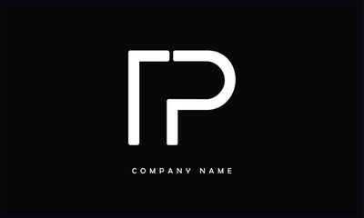 TP, PT, T, P Abstract Letters Logo Monogram