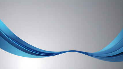 abstract blue 3D wave background with lighter background for presentation ,banner, poster design ,empty space for text