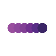 Purple monochrome color palette