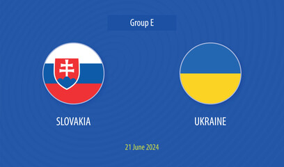 Slovakia vs Ukraine soccer scoreboard Europe tournament 2024