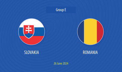 Slovakia vs Romania soccer scoreboard Europe tournament 2024