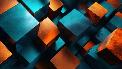 Fototapeta premium abstract background of cubes