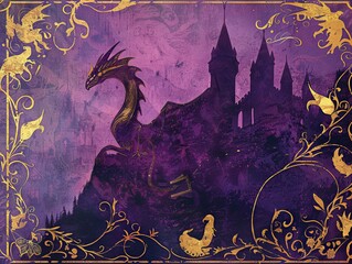 Fantastic graphic background