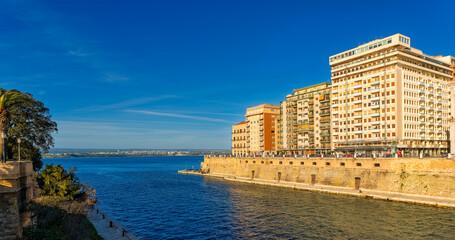 view of the city, Taranto, Apulia, Italy, March 2024