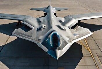 A view of a Stealth Bomber