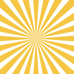 Yellow and white Sunburst Pattern Background. Rays. Radial. Summer Banner. Exploding star burst texture japanese radius cartoon pattern sale banner price tag abstract eps editable vector