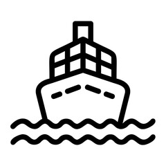 cargo ship icon