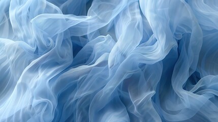 Obraz premium Soft Light Tulle Fabric Photographed. Elegant and Fabric with Delicate Textures