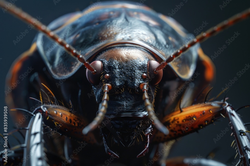 Poster a detailed look at the features of a tiny insect