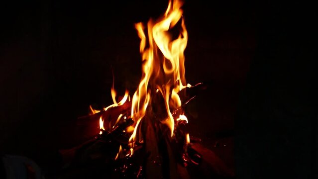 焚き火