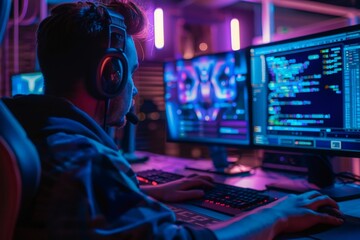 Creating a game interface. Designing the game on a desktop and testing it on a gaming console. Setting up the code on a desktop and loading it from cloud storage to a gaming console. Gaming software 