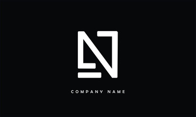 NT, TN, N, T Abstract Letters Logo Monogram