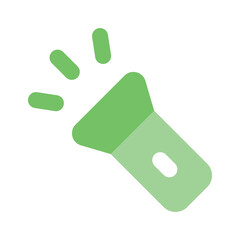 Torch light vector icon design, editable icon of torch