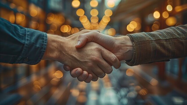 handshake collaboration and businessmen celebrating and congratulating on success for a sealed deal hr manager hiring employee .hight relustion