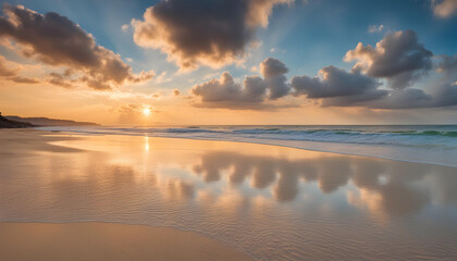 Fototapeta premium sunset over the sea