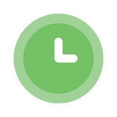 Amazing icon of clock in modern design style