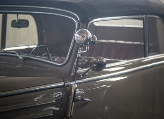 Retro and vintage old-timer car .
