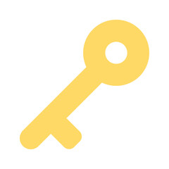 Access key icon design, security key vector