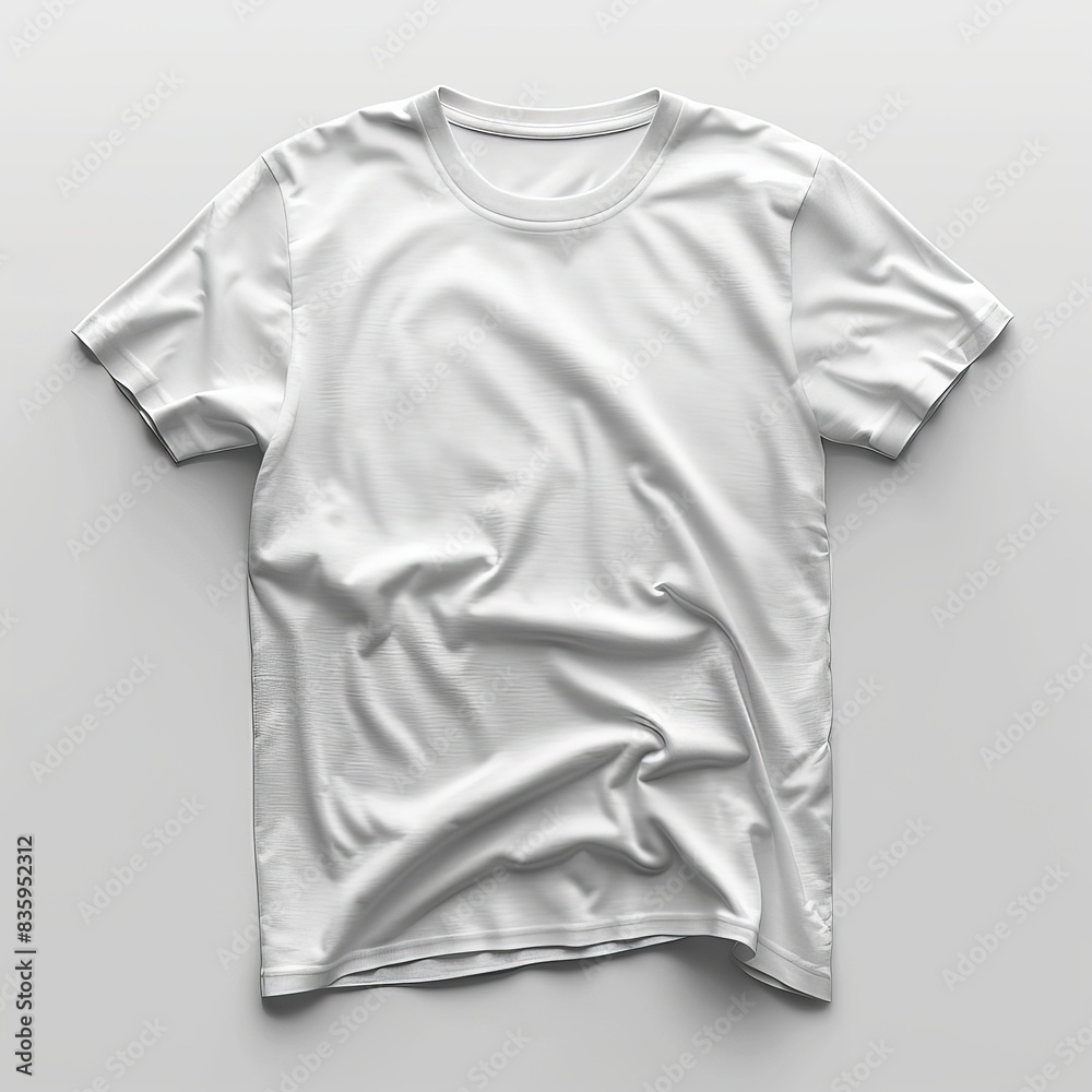 Poster Plain White T-Shirt Mockup