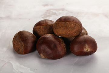 Tasty delicous brown natural Chestnut