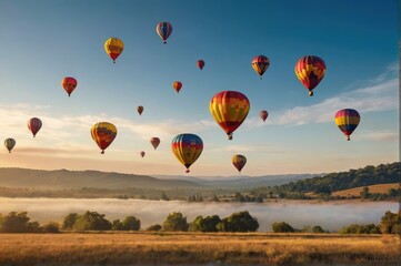 Naklejka premium hot air balloon