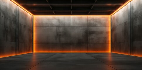 Minimalistic abstract  interior of living room