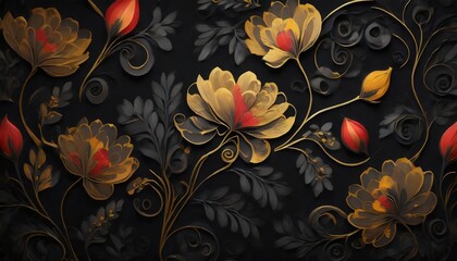 background with flowers