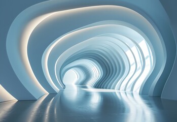 Obraz premium Minimalistic abstract interior of living room