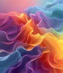 Fototapeta premium Colorful Waves