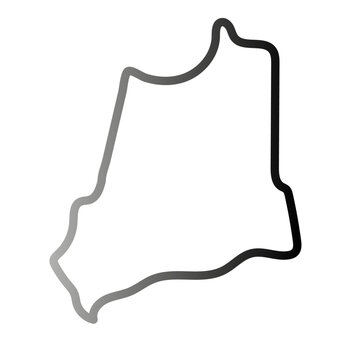Batha vector map 