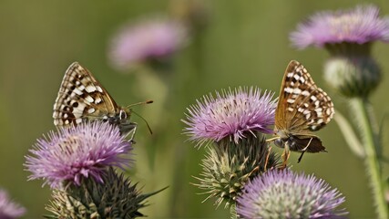 Obraz premium butterfly on flower