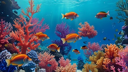 fish in the reef
