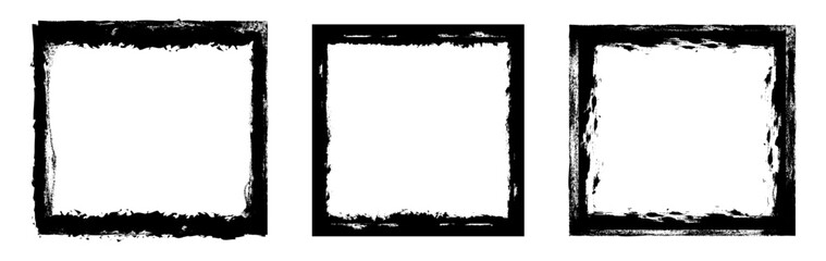 brush stroke grunge frame