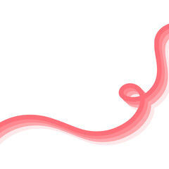 Obraz premium Simple multicolored layered lines.