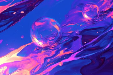 Artistic abstract shapes for creative projects