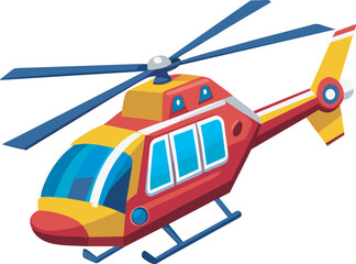 helicopter vector illustration