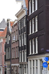 Korte Korsjespoortsteeg Street House Facades in Amsterdam, Netherlands