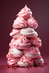 Surreal Pink Dessert Sculpture