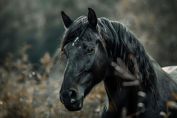 Fototapeta premium A majestic horse, showcasing its strength and beauty.